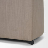 Sondra Gray Performance Fabric Upholstered Club Dining Chair from Mercana - Luna Furniture