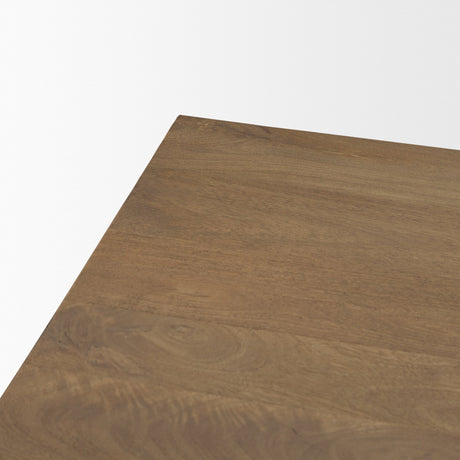 Truss Cool Brown Wood 4 Door Closed Sideboard from Mercana - Luna Furniture
