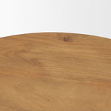Stack Light Brown Wood Geometric Accent Table from Mercana - Luna Furniture