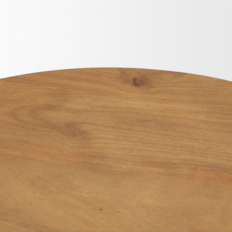 Stack Light Brown Wood Geometric Accent Table from Mercana - Luna Furniture