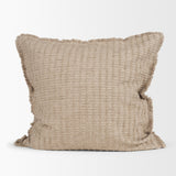 Thatch 20x20 Square Sand Decorative Pillow Cover from Mercana - Luna Furniture