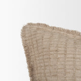 Thatch 20x20 Square Sand Decorative Pillow Cover from Mercana - Luna Furniture