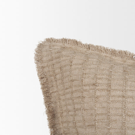 Thatch 20x20 Square Sand Decorative Pillow Cover from Mercana - Luna Furniture