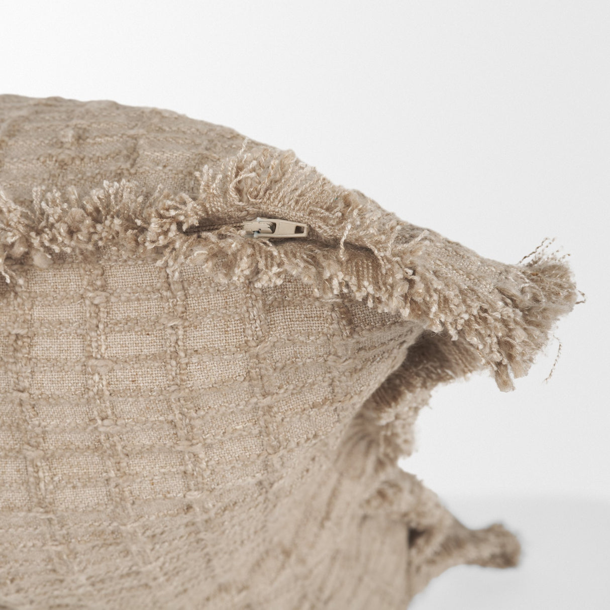 Thatch 20x20 Square Sand Decorative Pillow Cover from Mercana - Luna Furniture