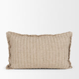 Thatch 14x26 Lumbar Sand Decorative Pillow Cover from Mercana - Luna Furniture