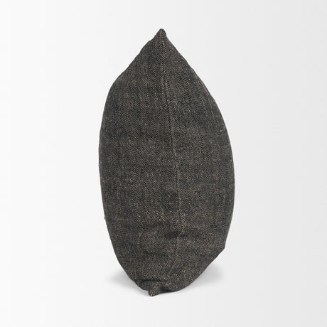 Cooper 20x20 Square Black w/ Cream Stripe Decorative Pillow Cover from Mercana - Luna Furniture