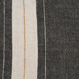 Cooper 20x20 Square Black w/ Cream Stripe Decorative Pillow Cover from Mercana - Luna Furniture