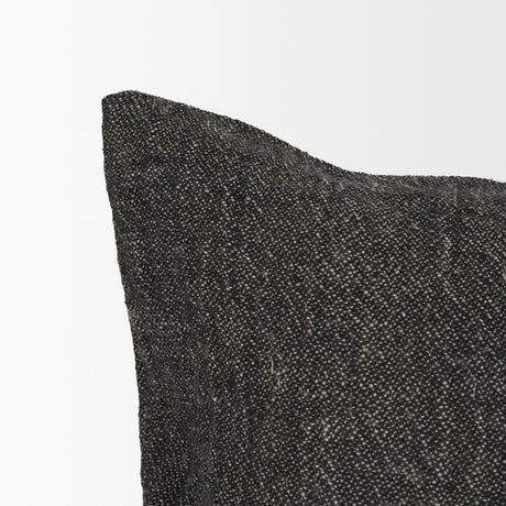 Cooper 14x26 Lumbar Black w/ Cream Stripe Decorative Pillow Cover from Mercana - Luna Furniture