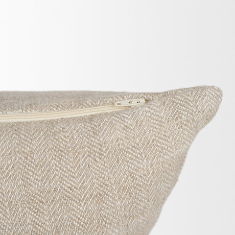 Hunter 20x20 Square Oatmeal w/ Green Stripe Decorative Pillow Cover from Mercana - Luna Furniture