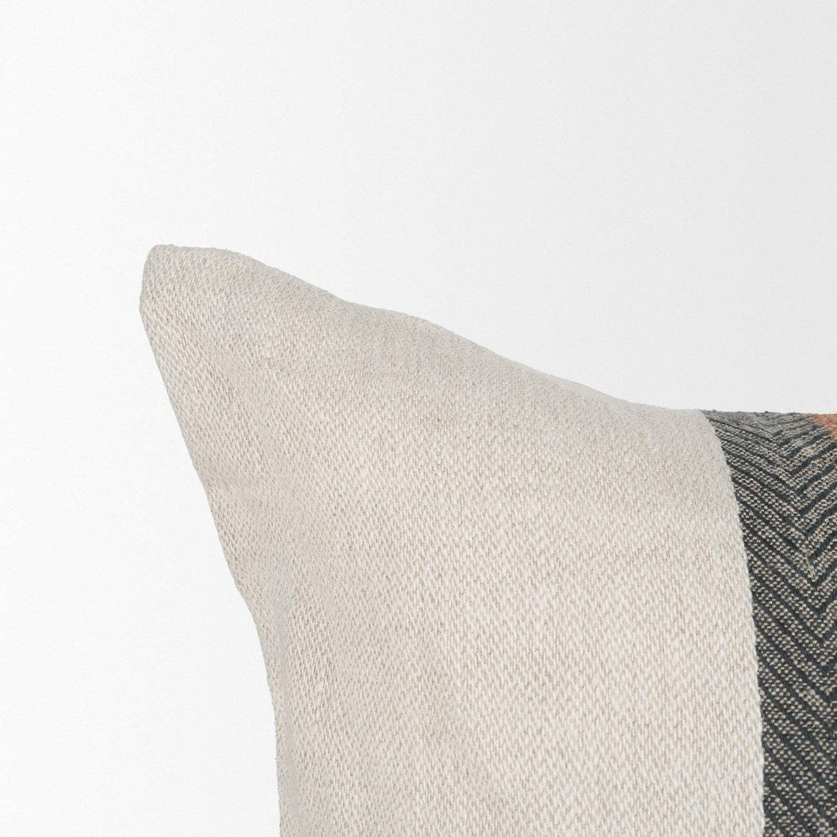 Mason 14x26 Cream w/ Orange Stripe Decorative Pillow Cover from Mercana - Luna Furniture