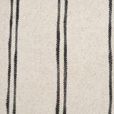 Liv 22x22 Cream w/ Black Stripes Decorative Pillow Cover from Mercana - Luna Furniture