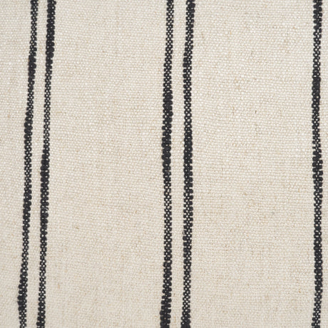 Liv 22x22 Cream w/ Black Stripes Decorative Pillow Cover from Mercana - Luna Furniture