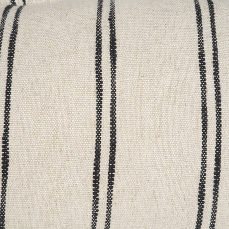 Liv 13x21 Cream w/ Black Stripes Decorative Pillow Cover from Mercana - Luna Furniture