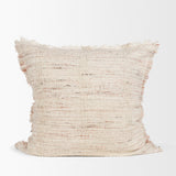 Fraye 22x22 Square Oatmeal Multi-Tone Blend Decorative Pillow Cover from Mercana - Luna Furniture