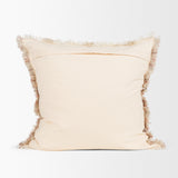 Fraye 22x22 Square Oatmeal Multi-Tone Blend Decorative Pillow Cover from Mercana - Luna Furniture
