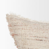Fraye 22x22 Square Oatmeal Multi-Tone Blend Decorative Pillow Cover from Mercana - Luna Furniture