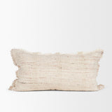 Fraye 14x26 Oatmeal Multi-Tone Blend Decorative Pillow Cover from Mercana - Luna Furniture