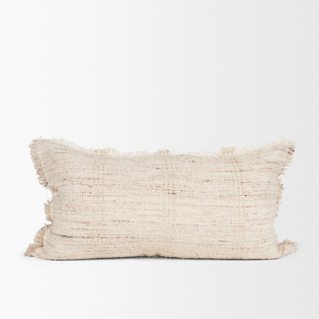Fraye 14x26 Oatmeal Multi-Tone Blend Decorative Pillow Cover from Mercana - Luna Furniture