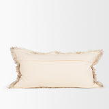 Fraye 14x26 Oatmeal Multi-Tone Blend Decorative Pillow Cover from Mercana - Luna Furniture