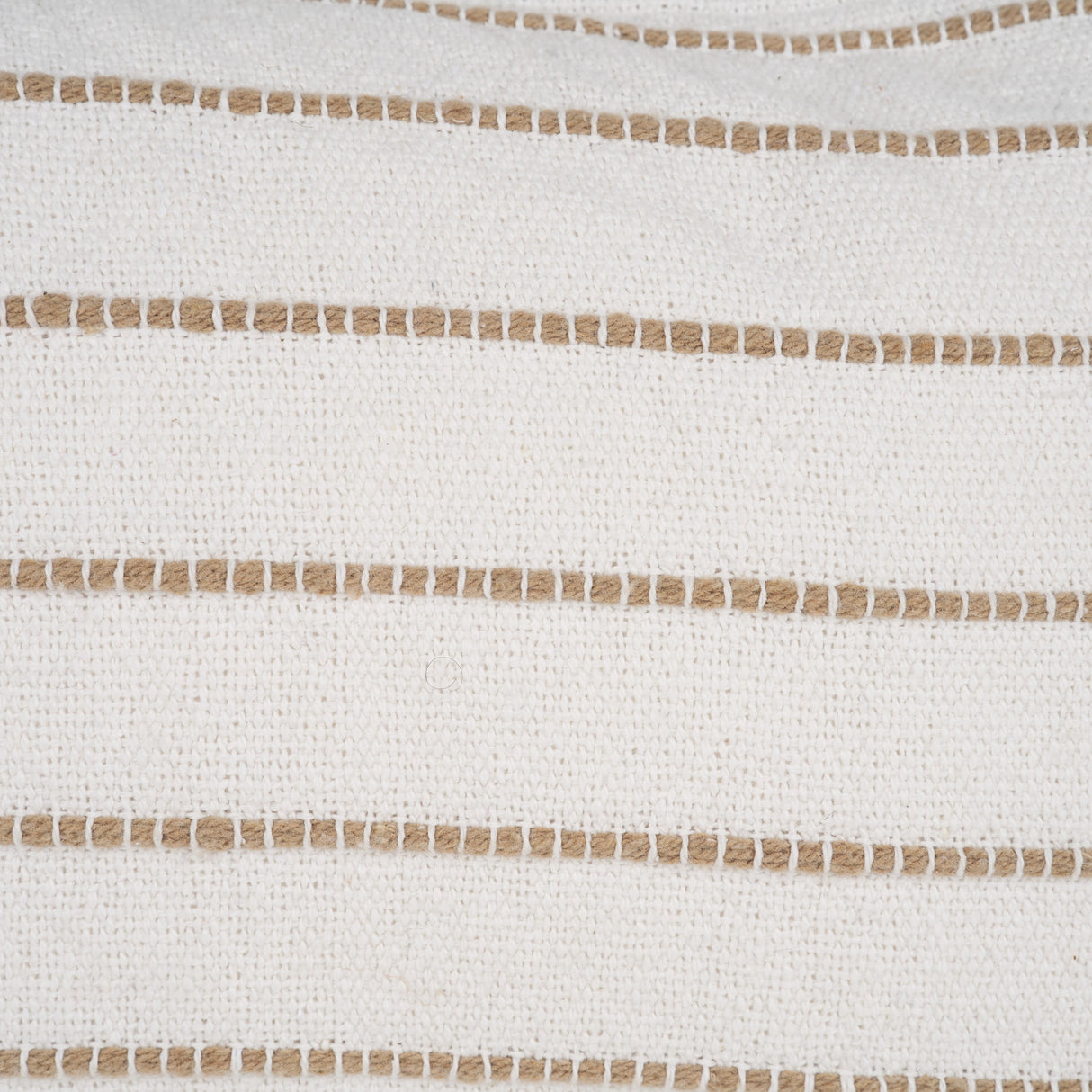 Willow 13x21 Lumbar Cream w/ Camel Stripes Decorative Pillow Cover from Mercana - Luna Furniture