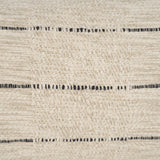Lyle 13x21 Square Oatmeal w/ Black Stripes Decorative Pillow Cover from Mercana - Luna Furniture