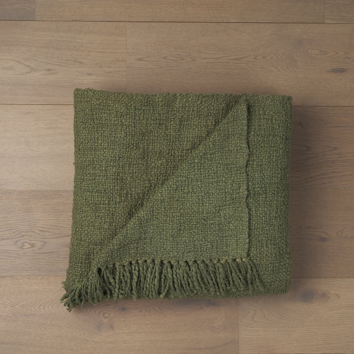 Kambal Evergreen Woven Cotton Throw Blanket from Mercana - Luna Furniture