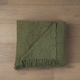 Kambal Evergreen Woven Cotton Throw Blanket from Mercana - Luna Furniture