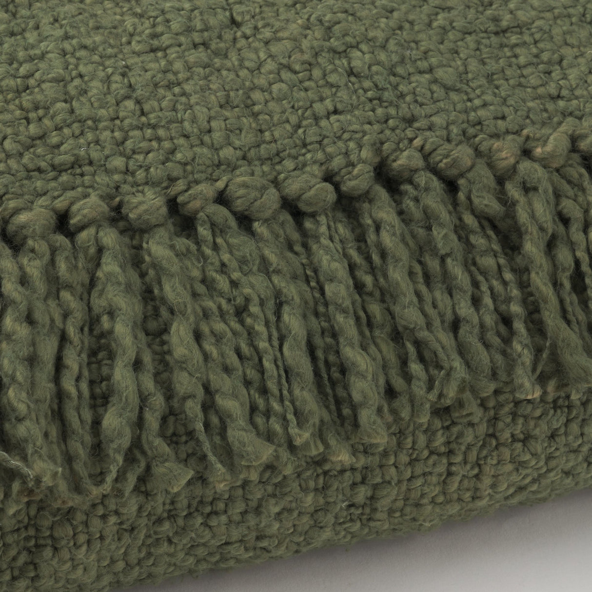 Kambal Evergreen Woven Cotton Throw Blanket from Mercana - Luna Furniture
