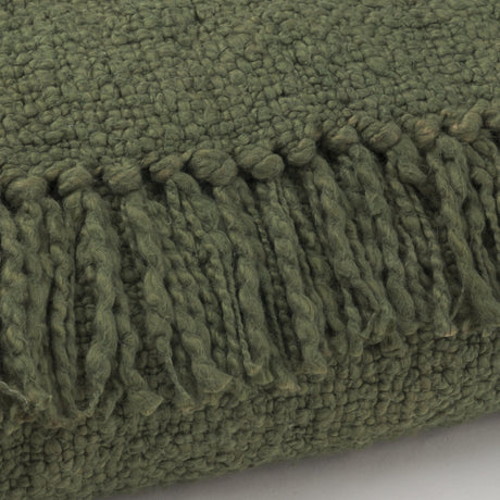 Kambal Evergreen Woven Cotton Throw Blanket from Mercana - Luna Furniture