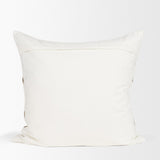 Maryn 22x22 Square Cream w/ Brown Stripes Decorative Pillow Cover from Mercana - Luna Furniture