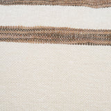 Maryn 14x26 Lumbar Cream w/ Brown Stripes Decorative Pillow Cover from Mercana - Luna Furniture