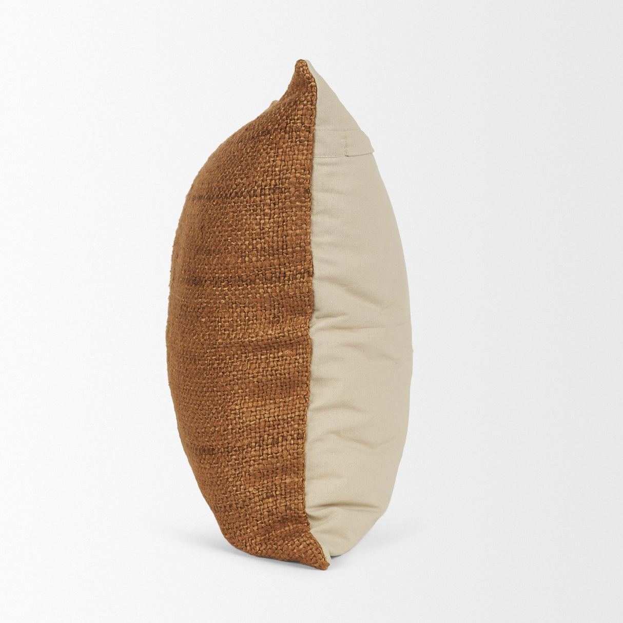 Lowen 22x22 Square Copper Rust Woven Decorative Pillow from Mercana - Luna Furniture