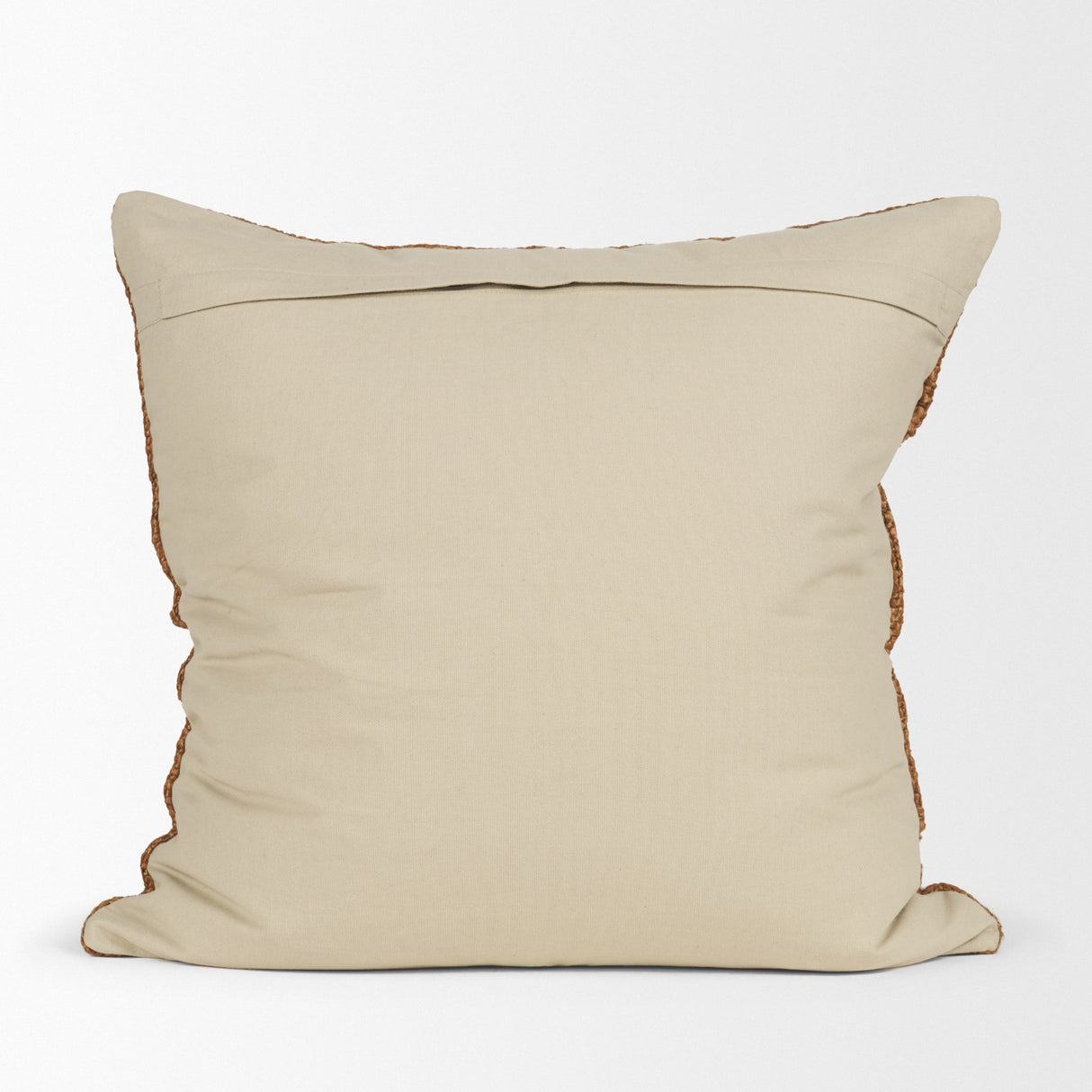 Lowen 22x22 Square Copper Rust Woven Decorative Pillow from Mercana - Luna Furniture