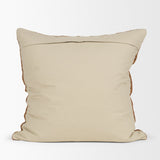 Lowen 22x22 Square Copper Rust Woven Decorative Pillow from Mercana - Luna Furniture