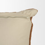 Lowen 22x22 Square Copper Rust Woven Decorative Pillow from Mercana - Luna Furniture