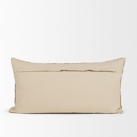 Lowen 14x26 Lumbar Copper Rust Woven Decorative Pillow from Mercana - Luna Furniture
