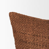 Lowen 14x26 Lumbar Copper Rust Woven Decorative Pillow from Mercana - Luna Furniture
