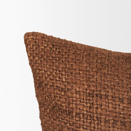 Lowen 14x26 Lumbar Copper Rust Woven Decorative Pillow from Mercana - Luna Furniture