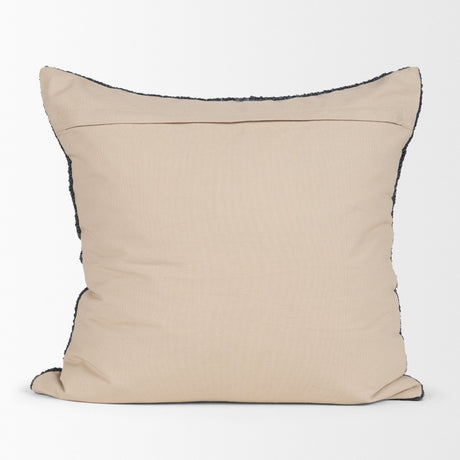 Lowen 22x22 Square Navy Woven Decorative Pillow from Mercana - Luna Furniture