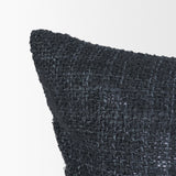 Lowen 22x22 Square Navy Woven Decorative Pillow from Mercana - Luna Furniture