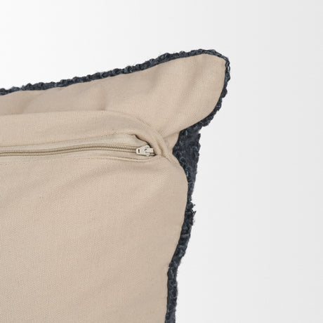 Lowen 22x22 Square Navy Woven Decorative Pillow from Mercana - Luna Furniture