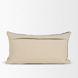 Lowen 14x26 Lumbar Navy Woven Decorative Pillow from Mercana - Luna Furniture