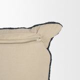 Lowen 14x26 Lumbar Navy Woven Decorative Pillow from Mercana - Luna Furniture
