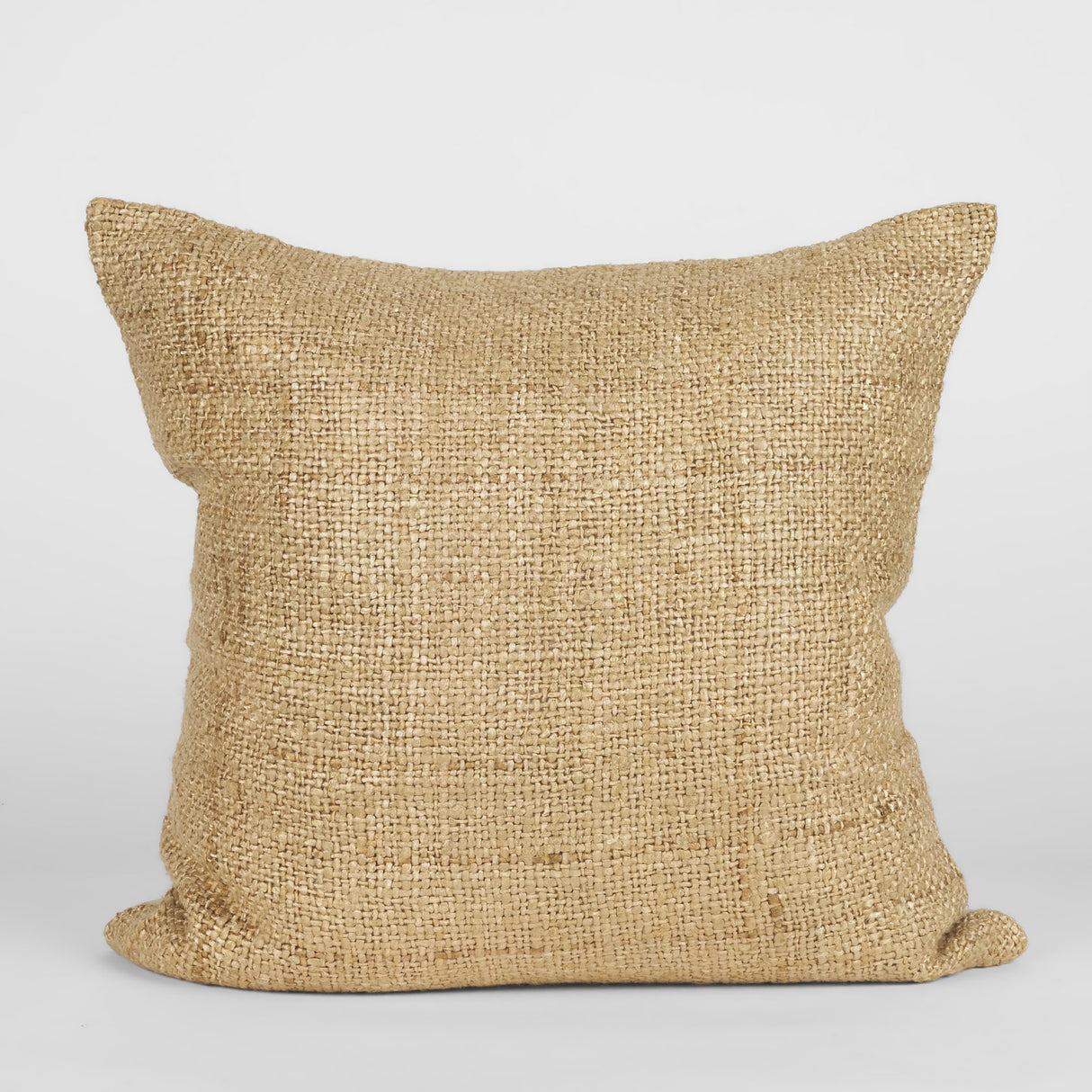 Lowen 22x22 Square Gold Woven Decorative Pillow from Mercana - Luna Furniture