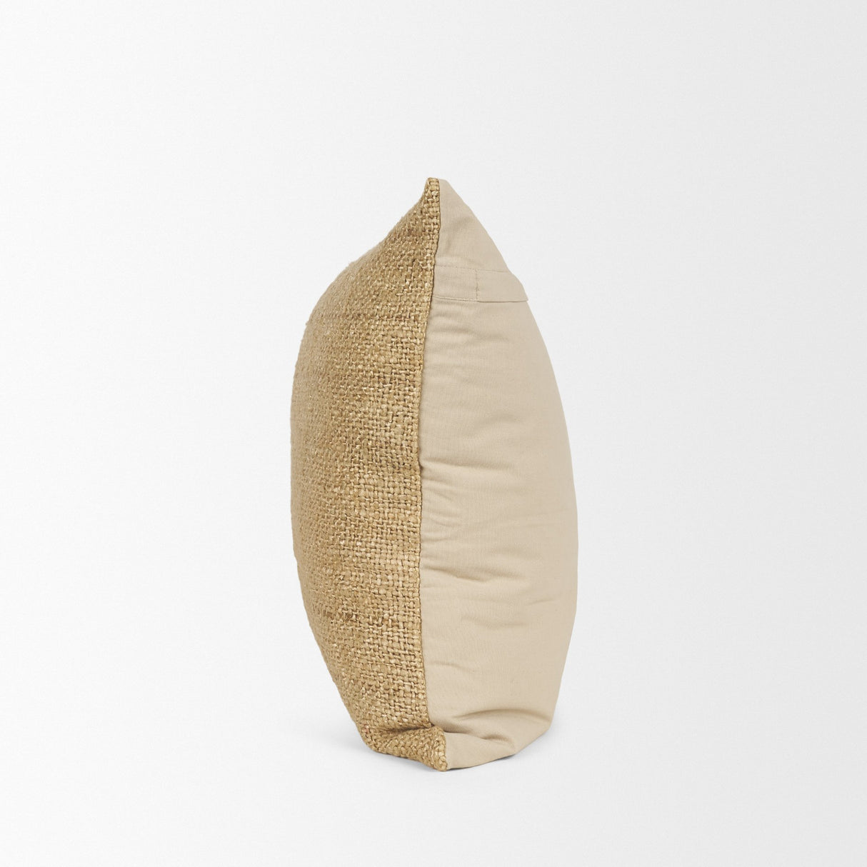 Lowen 22x22 Square Gold Woven Decorative Pillow from Mercana - Luna Furniture