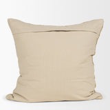 Lowen 22x22 Square Gold Woven Decorative Pillow from Mercana - Luna Furniture
