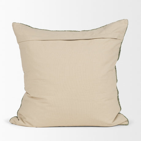 Lowen 22x22 Square Silver Sage Woven Decorative Pillow from Mercana - Luna Furniture