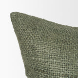 Lowen 22x22 Square Silver Sage Woven Decorative Pillow from Mercana - Luna Furniture