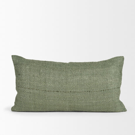 Lowen 14x26 Silver Sage Woven Decorative Pillow from Mercana - Luna Furniture