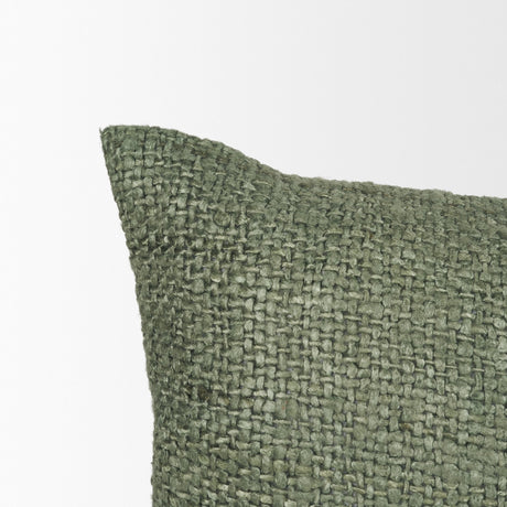 Lowen 14x26 Silver Sage Woven Decorative Pillow from Mercana - Luna Furniture